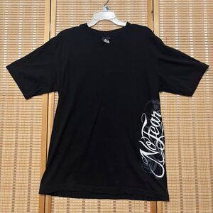 No Fear Y2K Small Graphic T-Shirt Black Essential